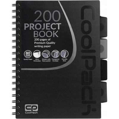 Coolpack Diár B5 čierny