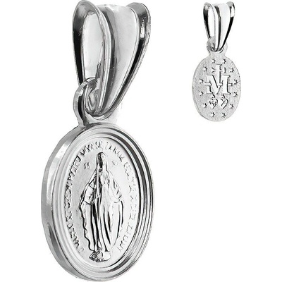 Argento Strieborný prívesok Zázračná medaila 84850
