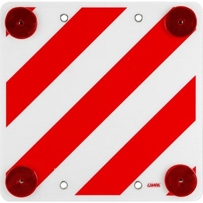 Lampa Výstražná reflexná polyetylénová tabuľa 50 × 50 cm + odrazky