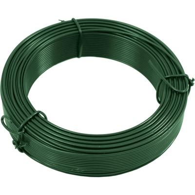Vázací drát Zn + PVC 25 m zelený 2,6 mm Pilecký