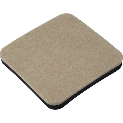 Walteco Filcová podložka s protiskluznou stranou 89x89mm, pro masivní nábytek a těžší předměty Množství: 1 ks , 85211 – Hledejceny.cz