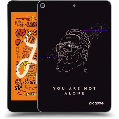 Picasee silikónový prehľadný obal Apple iPad mini 2019 5. generace You are not alone