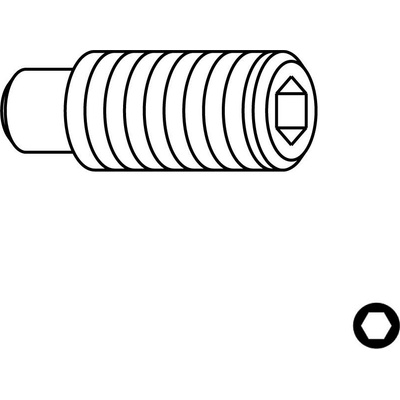 Šroub STEI Pin - M6x8mm IGM