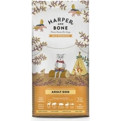 Harper and Bone Dog Adult Large & Medium divoké hory 12 kg