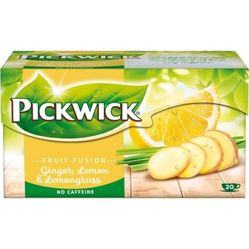 Pickwick Fruit Fusion чай с джинджифил и лимон с лимонова трева 20x 2g