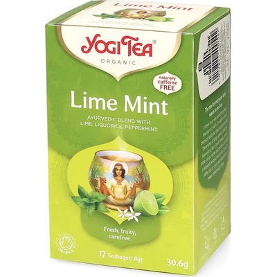 Yogi Tea Limetka Mäta Organický Ajurvédsky bylinný čaj 30,6 g