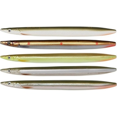 Savage Gear Pilker 3D Line Thru Sandeel 13,5cm 23 g Matt White Tobis