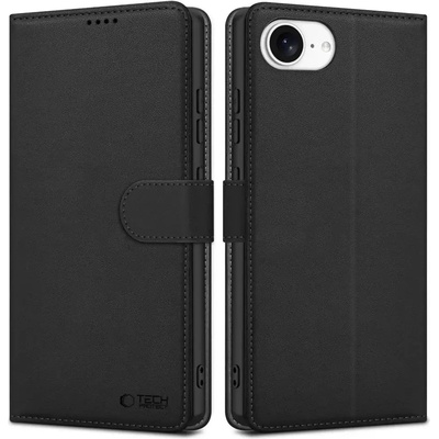 Tech-Protect Калъф Tech-Protect Wallet за iPhone 16e - черен мат (5906302360307)