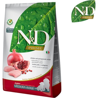 N&D Prime Puppy Medium & Maxi Grain Free Chicken & Pomegranate 2,5 kg
