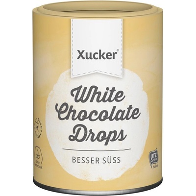 Xucker Chocolate Drops bílá čokoláda 200 g