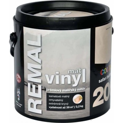 BARVY A LAKY HOSTIVAŘ, REMAL VINYL COLOR MAT - safari béžová - 3,2 Kg