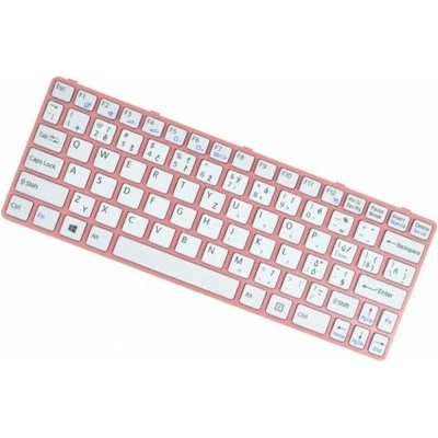 Sony Vaio sve1111m1eb.g4 Klávesnica s rámčekom ružová CZ / SK