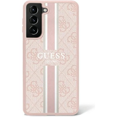 GUESS Кейс Guess GUHCS23SP4RPSP за Samsung Galaxy S23 S911, розов / розов, твърд, 4G Printed Stripe (GUE002608-0)