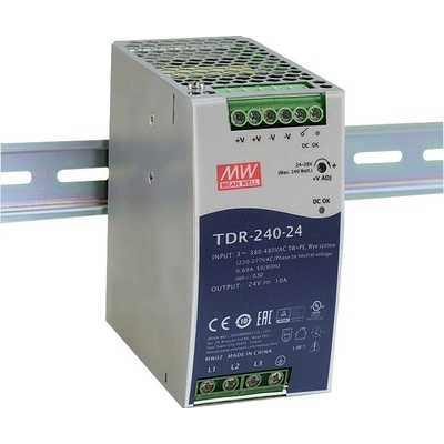 MEAN WELL TDR-240-48 síťový zdroj na DIN lištu 55 V/DC 5 A 240 W Počet výstupů:1 x Obsah 1 ks