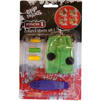 Grip & Tricks Комплект играчка за пръсти penny board, лилав (gt-f-cp-purple)