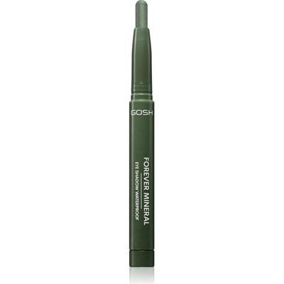 Gosh Copenhagen Forever Mineral Shimmer třpytivé oční stíny v tužce 009 Olive Green 1,4 g