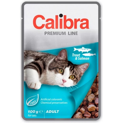 Calibra Cat Adult Trout & Salmon 100 g