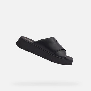 Geox Черни дамски чехли Geox Dandra 40 Geox | Cheren | ЖЕНИ | 41