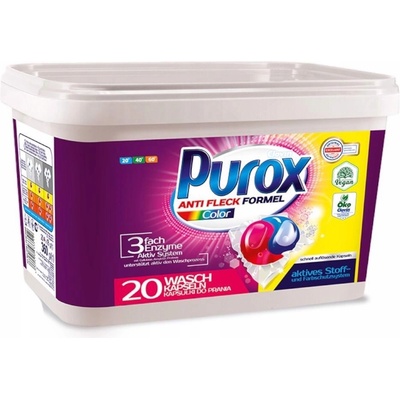 Purox Color práškové kapsule na pranie 20 PD