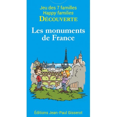 JEU DES 7 FAMILLES DECOUVERTE - LES MONUMENTS DE FRANCE