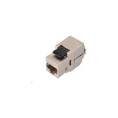 Solarix 10G samořezný keystone CAT6A STP RJ45 SXKJ-10G-STP-BK-SA