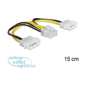 Delock 83410 napájecí kabel 8 Pin EPS > 2 x 4 Pin molex