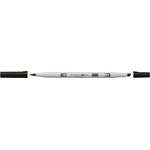 Tombow Маркер алкохолен ABT PRO Dual четка N15 черен (ABTP-N15)