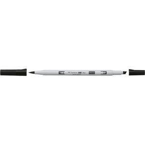 Tombow Маркер алкохолен ABT PRO Dual четка N15 черен (ABTP-N15)