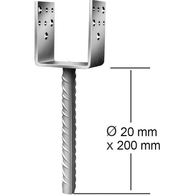 Coleman Botka podpěrná AE20 120x60mm lehká rovná 071318000