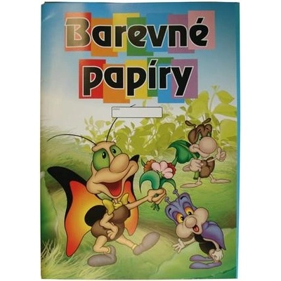 Farebné papiere A4 20 listov/bal.