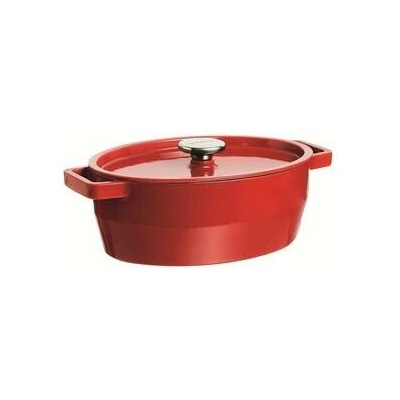 Pyrex 33 x 25 cm, 6 l červený