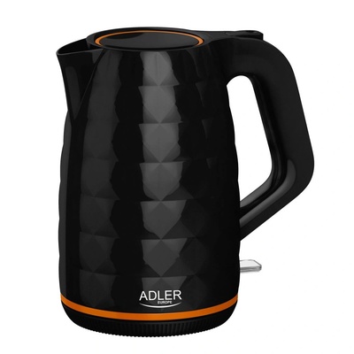 Adler AD 1277 електрическа кана 1, 7L 2200W черна (AD 1277)