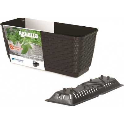 Prosperplast Truhlík Ratolla Case P ISR600P umbra 59 cm