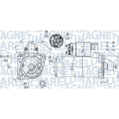 Štartér MAGNETI MARELLI 063721428010
