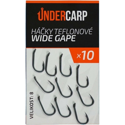 UnderCarp Teflonové WIDE GAPE Veľ. 8 10ks