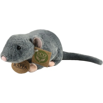 Rappa Плюшена играчка Rappa Еко приятели - Сиво мишле, 21 cm (242692)
