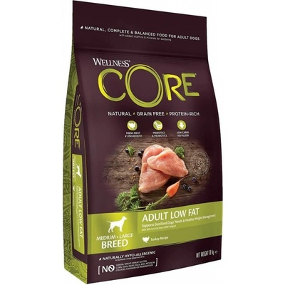 Wellness Core Adult Low Fat Medium & Large Breed Turkey 12 kg
