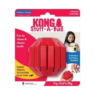 KONG Stuff-A-Ball Medium - играчка за куче от гума - САЩ - KS2E