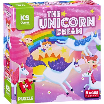 KS Games Пъзел KS Games от 35 части - Мечтата на еднорога (PRS32710)