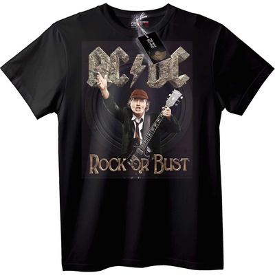 NOONEBRAND Тениска AC/DC Рок или Провал - XS, Black