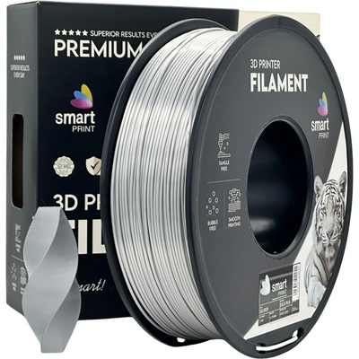 Smart Print FG-S90-E1, 3D филамент, PLA Silk, Silver, 1kg, 1, 75mm (FG-S90-E1)