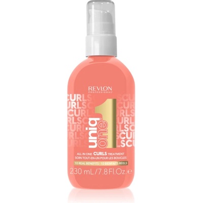 Revlon UniqOne All In One Curls Treatment грижа за коса 10 в 1 за къдрава коса 230ml