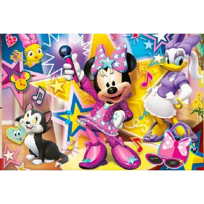 Minnie a Daisy – zpívání s kocourem Figarem – jedlý obrázek na hranatý dort – Hledejceny.cz