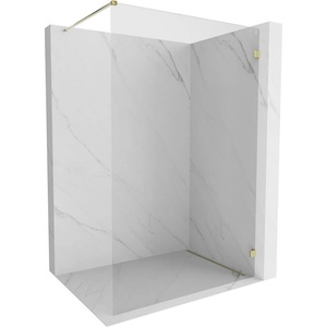 Mexen Lunar Стъклена стена за душ Walk-in дясна 60 x 200 см, прозрачна 8 мм, златна - 830-060-000-50-00-P (830-060-000-50-00-P)