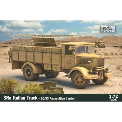 IBG 3Ro Italian Truck 90/53 Ammunition Carrier Models 72097 1:72