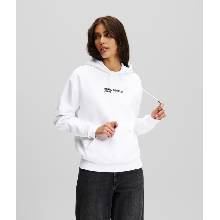 Karl Lagerfeld Jeans KLJ Relaxed Karl Hoodie White