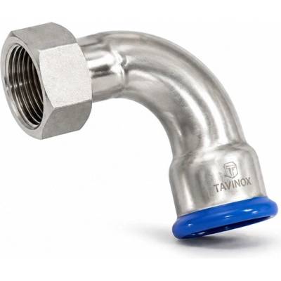 TAVINOX Oblouk 90° s převleč. maticí 54x2" AISI 316L PN16 OB12FG.542