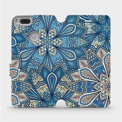 Mobiwear - Xiaomi Mi A1 - V108P Modré mandala květy