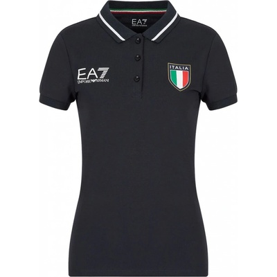 EA7 Woman Jersey Polo Shirt night blue