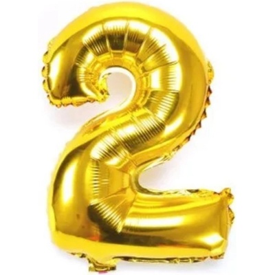 GRABO fóliový balónek ČÍSLICE ZLATÁ 2 66cm,26" nafukovací